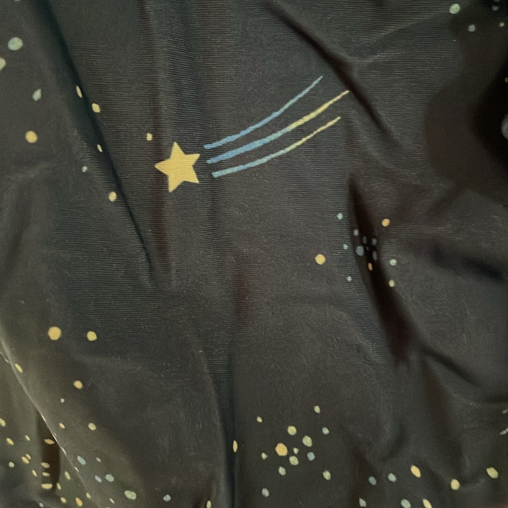 Victoria Sport leggings. Outer-Space pattern. Like new. XL. Has stars/planets. - Picture 3 of 7